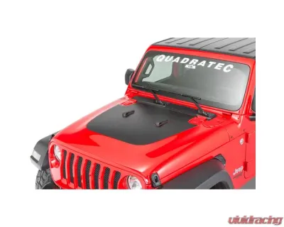 Quadratec Premium Vinyl Hood Blackout Decal Jeep Gladiator JT | Wrangler 2018-2021 - 13135 1500